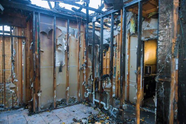 Professional Fire Damage Assessment technician working in Martinsville, NJ